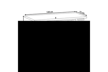 Bina Skrivbord 72x120 cm - Grå/Vit - Möbler - Hemmakontor - Skrivbord