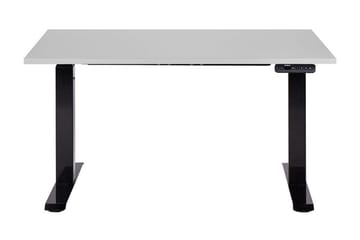 Bina Skrivbord 72x120 cm i Trä med Metallstativ - Grå|Svart - Möbler - Hemmakontor - Skrivbord
