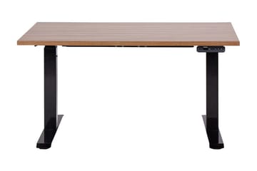 Bina Skrivbord 72x120 cm - Mörkt trä/Svart - Möbler - Hemmakontor - Skrivbord