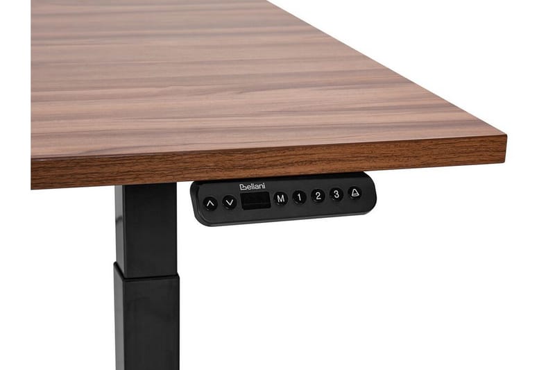 Bina Skrivbord 72x120 cm - Mörkt trä/Svart - Möbler - Hemmakontor - Skrivbord