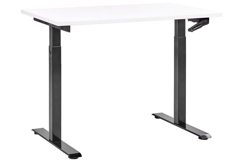 Bina Skrivbord 72x120 cm - Vit/Svart - Möbler - Hemmakontor - Skrivbord