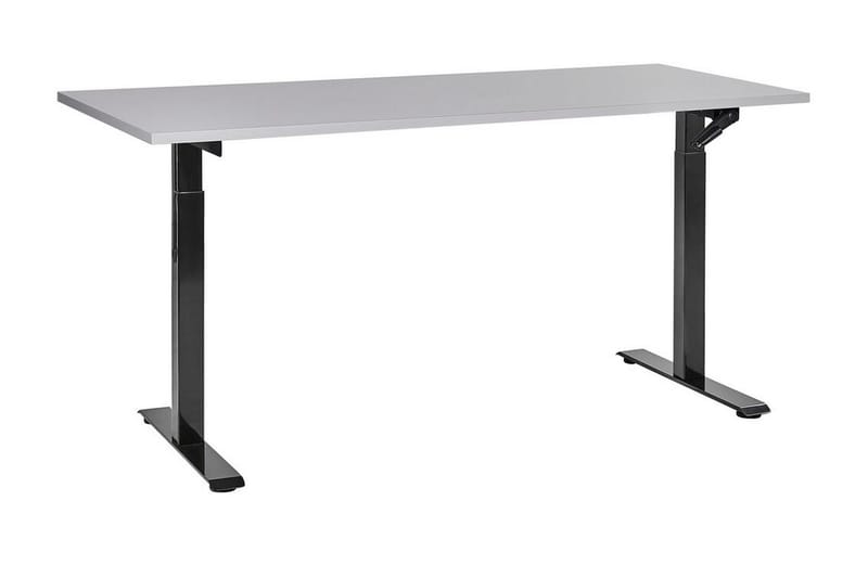 Bina Skrivbord 72x160 cm, Grå/Svart