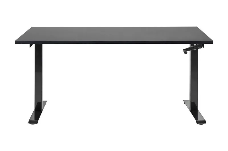 Bina Skrivbord 72x160 cm i Trä med Metallstativ - Svart - Möbler - Hemmakontor - Skrivbord