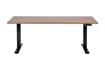 Bina Skrivbord 72x160 cm - Mörkt trä/Svart - Möbler - Hemmakontor - Skrivbord