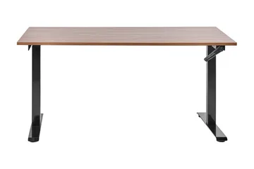 Bina Skrivbord 72x160 cm - Mörkt trä/Svart - Möbler - Hemmakontor - Skrivbord