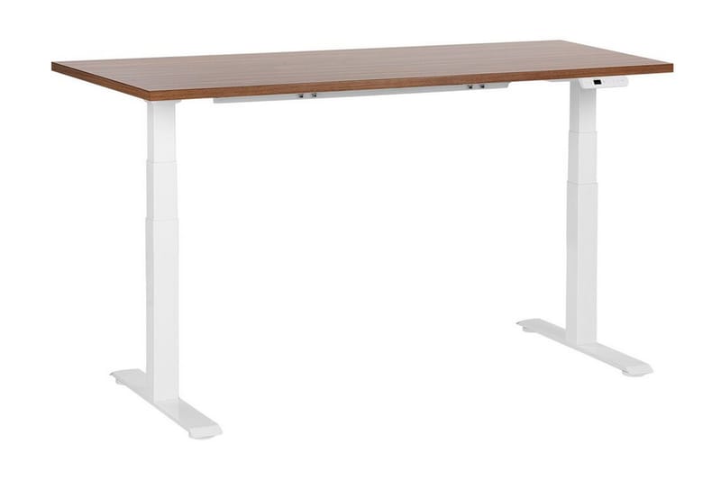 Bina Skrivbord 72x160 cm, Mörkt trä/Vit