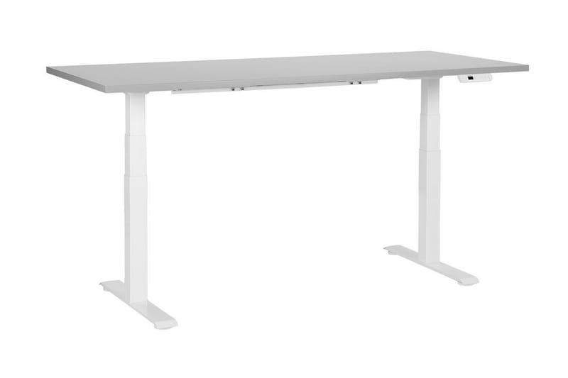 Bina Skrivbord 80x180 cm - Grå/Vit - Möbler - Hemmakontor - Skrivbord