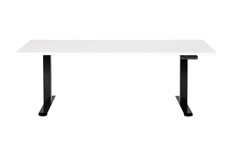 Bina Skrivbord 80x180 cm - Vit/Svart - Möbler - Hemmakontor - Skrivbord