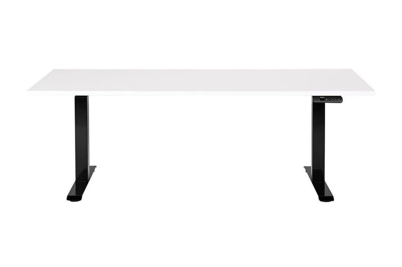 Bina Skrivbord 80x180 cm - Vit/Svart - Möbler - Hemmakontor - Skrivbord