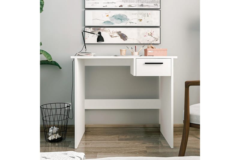 Bralis Skrivbord 45x90 cm - Vit - Möbler - Hemmakontor - Skrivbord
