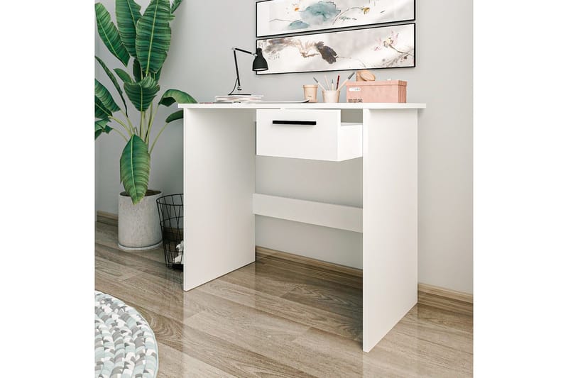 Bralis Skrivbord 45x90 cm - Vit - Möbler - Hemmakontor - Skrivbord