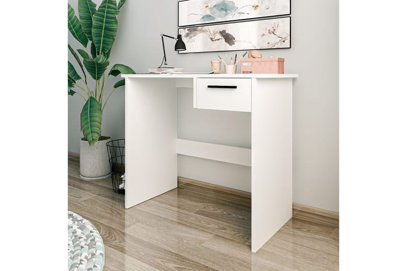 Bralis Skrivbord 45x90 cm - Vit - Möbler - Hemmakontor - Skrivbord