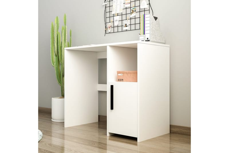 Brenn Skrivbord 45x90 cm - Vit - Möbler - Hemmakontor - Skrivbord