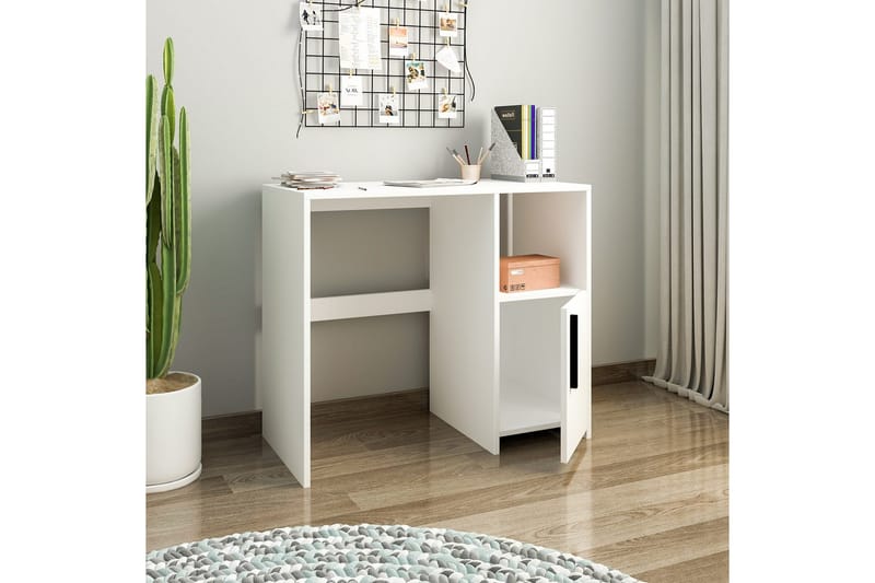 Brenn Skrivbord 45x90 cm - Vit - Möbler - Hemmakontor - Skrivbord