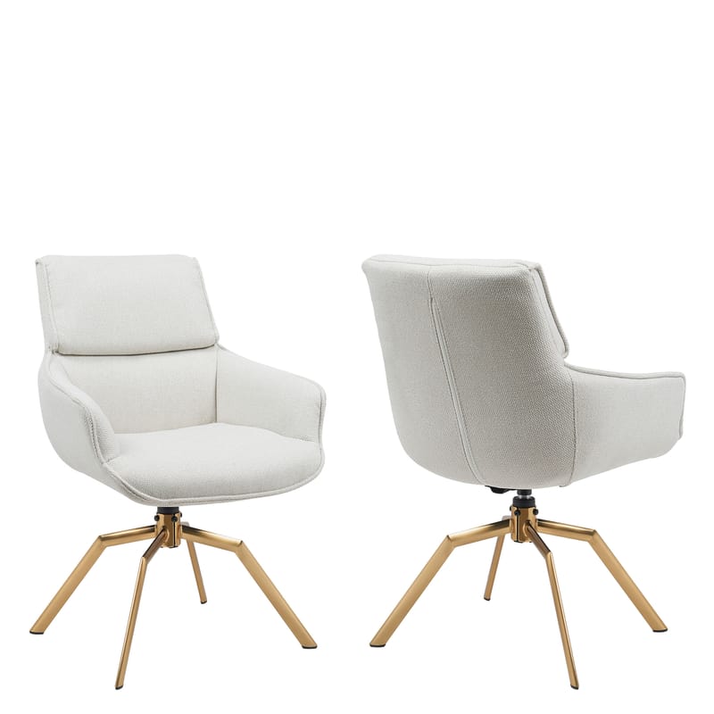 Calrosen Kontorsstol 2-pack - Beige - Möbler - Hemmakontor - Kontorsstol