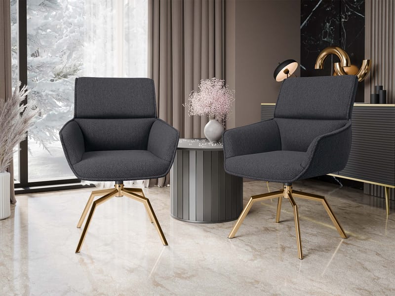 Calrosen Kontorsstol 2-pack - Grå - Möbler - Hemmakontor - Kontorsstol