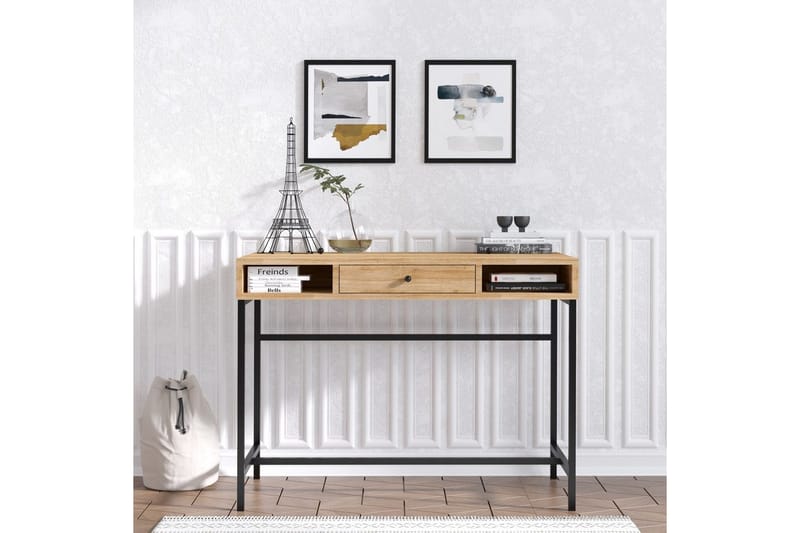 Cladells Skrivbord 60x100 cm - Ek/Svart - Möbler - Hemmakontor - Skrivbord