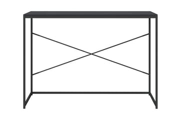 Datorbord svart 110x60x70 cm spånskiva