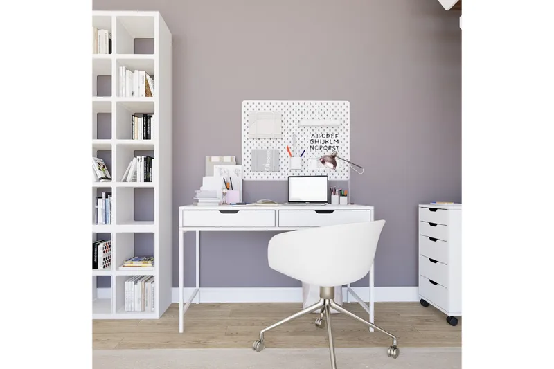 Durusu Skrivbord 55x120 cm - Vit - Möbler - Hemmakontor - Skrivbord