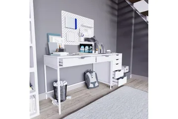 Durusu Skrivbord 55x120 cm - Vit - Möbler - Hemmakontor - Skrivbord