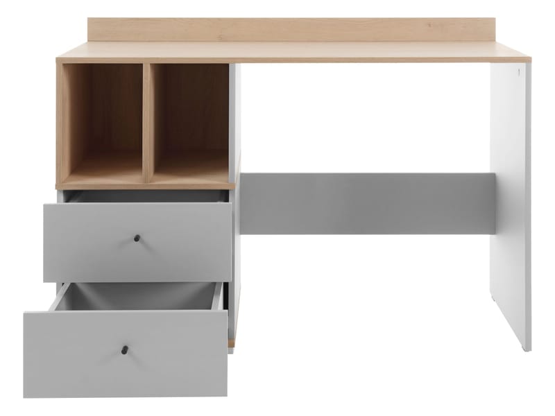 Edson Skrivbord 120 cm med Förvaring och Lådor i Målat Trä - Vit - Möbler - Hemmakontor - Skrivbord