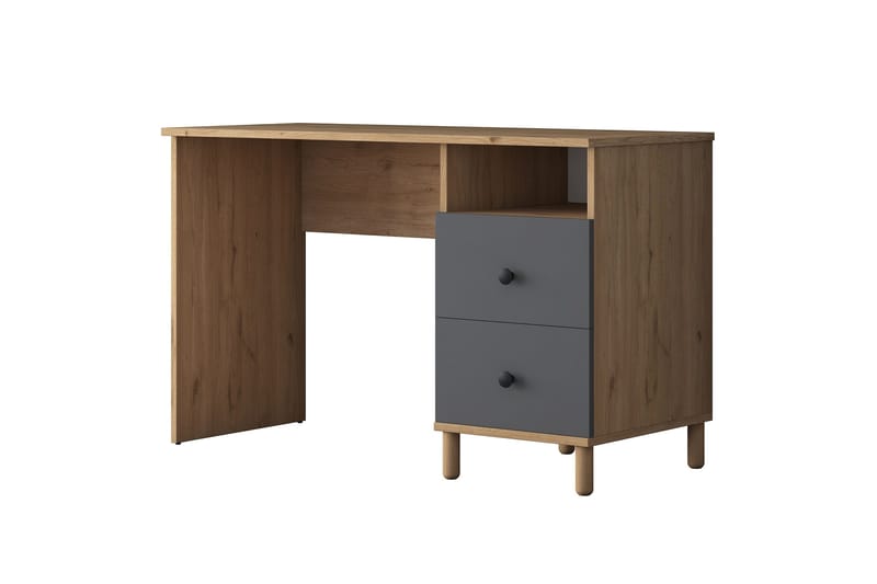 Eireann Skrivbord 50x120 cm - Valnöt/Antracit - Möbler - Hemmakontor - Skrivbord