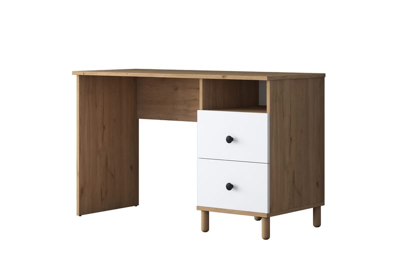 Eireann Skrivbord 50x120 cm - Valnöt/Vit - Möbler - Hemmakontor - Skrivbord