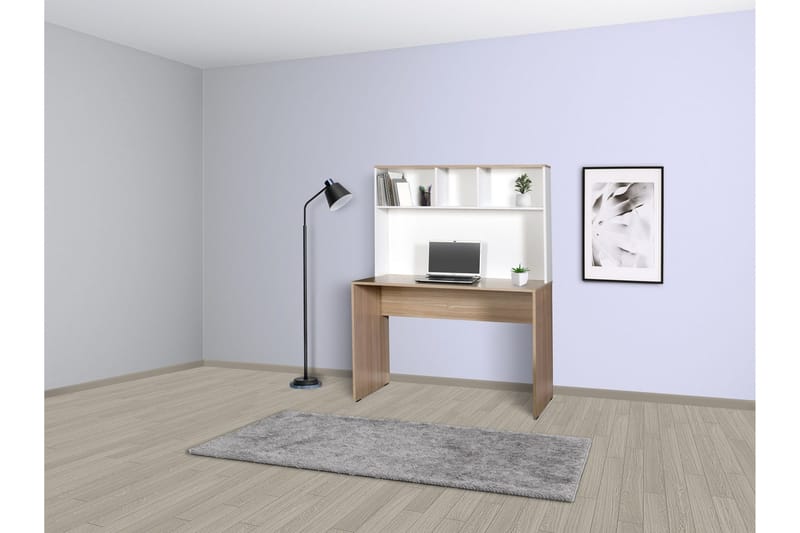 Erez Skrivbord 52x110 cm - Ek/Vit - Möbler - Hemmakontor - Skrivbord