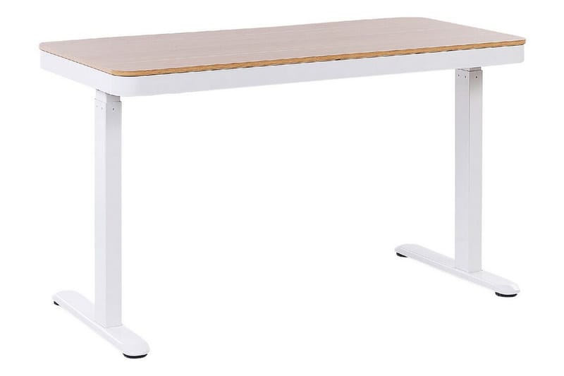 Farhan Skrivbord 60x120 cm - Vit/Ljust trä - Möbler - Hemmakontor - Skrivbord