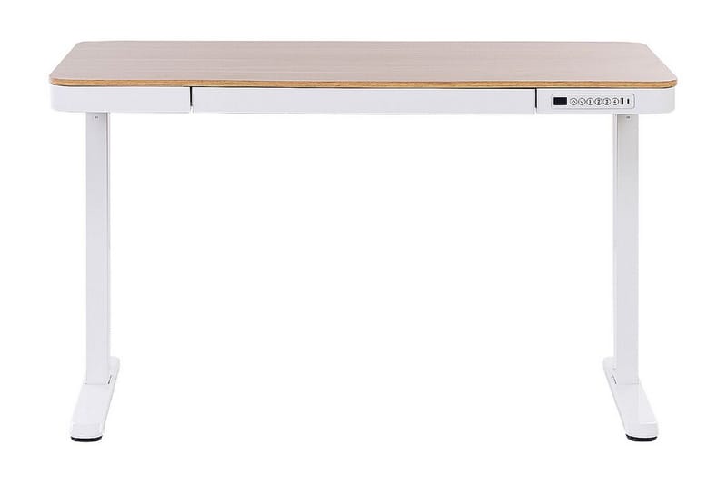 Farhan Skrivbord 60x120 cm - Vit/Ljust trä - Möbler - Hemmakontor - Skrivbord