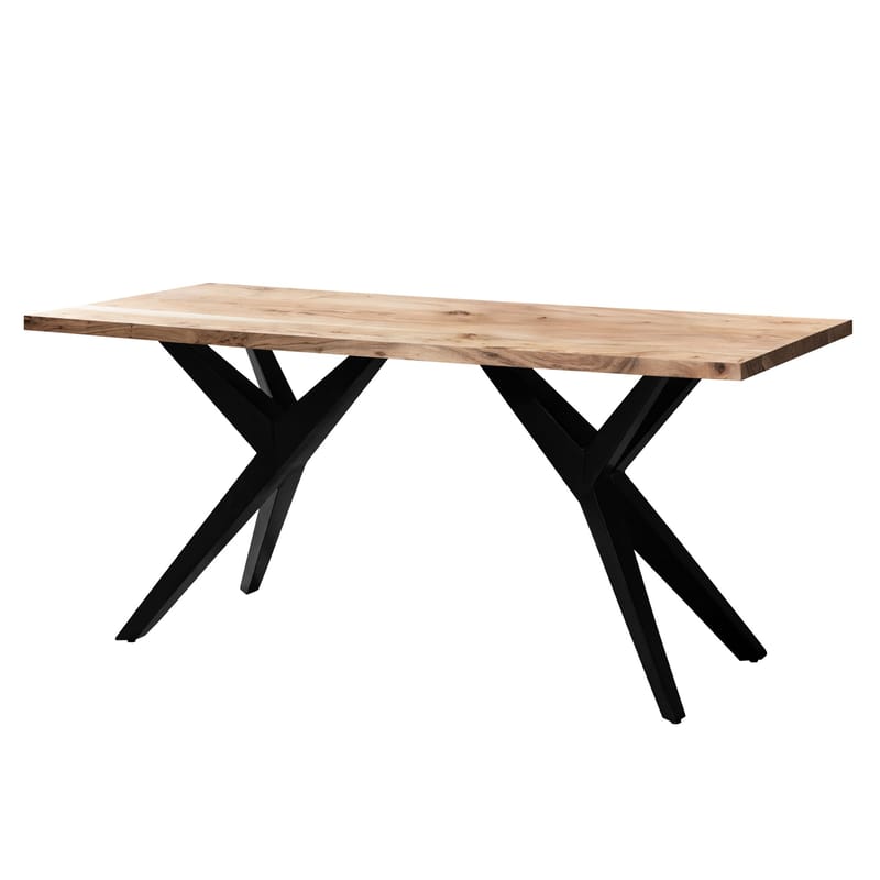Fenaro Skrivbord 180x90 cm Industriell stil - Ljust gyllenbrun och mattsvart - Möbler - Hemmakontor - Skrivbord
