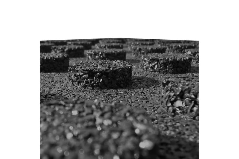 Fallskyddsmattor 6 st gummi 50x50x3 cm svart - Svart - Möbler - Hemmakontor - Golvskydd