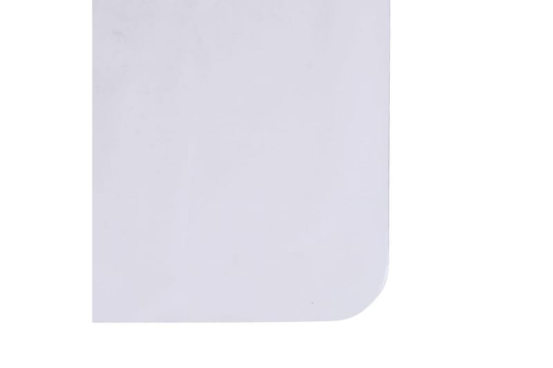 Golvskydd för laminatgolv/heltäckningsmatta 90 cmx90 cm - Vit - Möbler - Hemmakontor - Golvskydd