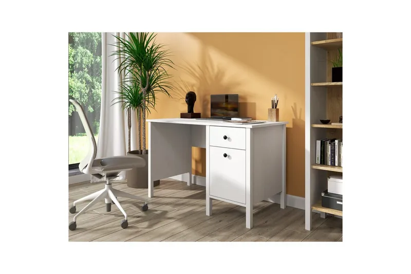 Grado Skrivbord 60x120 cm - Natur/Vit - Möbler - Hemmakontor - Skrivbord