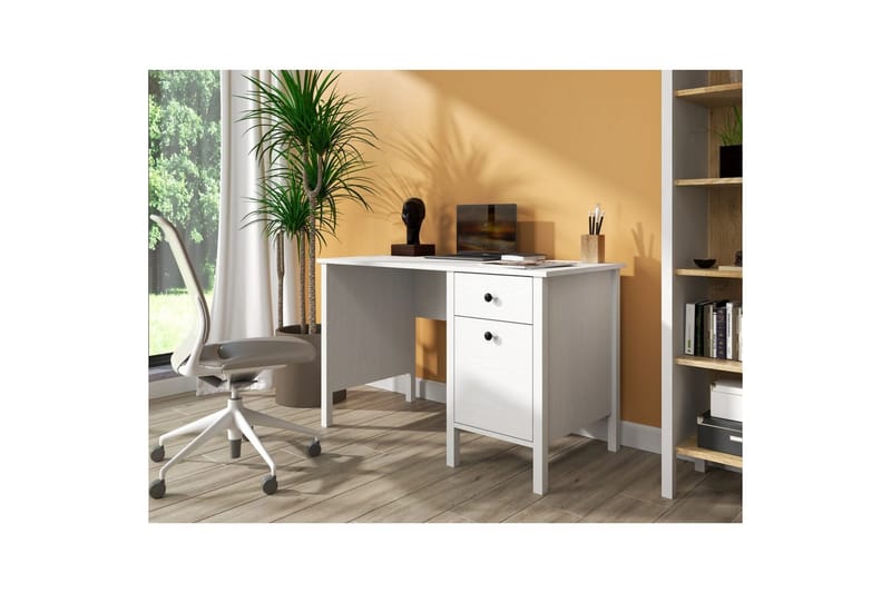 Grado Skrivbord 60x120 cm - Natur/Vit - Möbler - Hemmakontor - Skrivbord