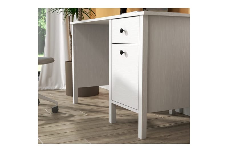 Grado Skrivbord 60x120 cm - Natur/Vit - Möbler - Hemmakontor - Skrivbord