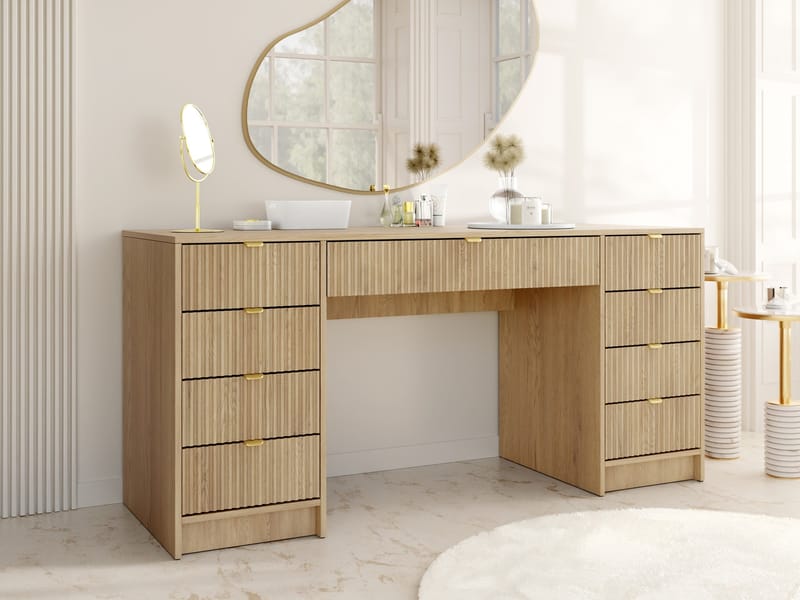 Gudelia Skrivbord 154 cm - brun - Möbler - Hemmakontor - Skrivbord