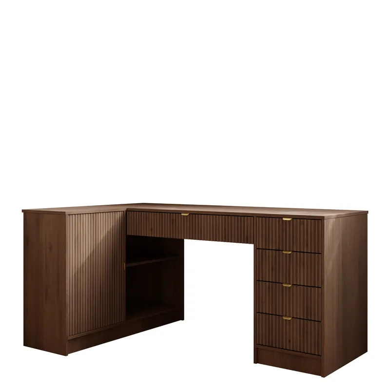 Gudelia Skrivbord 158 cm, brun