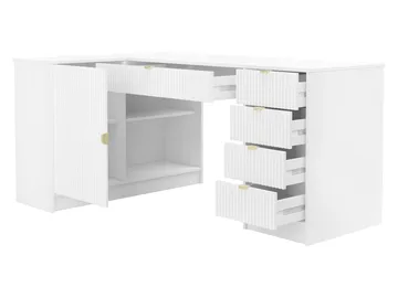 Gudelia Skrivbord 158 cm - svart - Möbler - Hemmakontor - Skrivbord