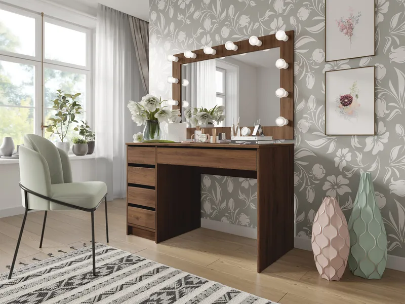 Harland Skrivbord 120 cm - brun - Möbler - Hemmakontor - Skrivbord