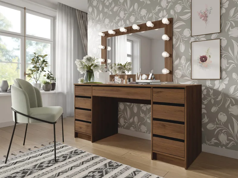 Harland Skrivbord 154 cm - brun - Möbler - Hemmakontor - Skrivbord