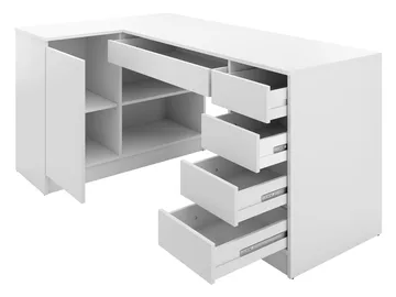 Harland Skrivbord 158 cm - vit - Möbler - Hemmakontor - Skrivbord