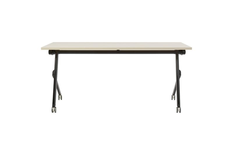 Hopfällbart skrivbord Bendi Ljus trä/svart, 160x60x75 cm - Ljus trä/svart, 160x60x75 cm - Möbler - Hemmakontor - Skrivbord
