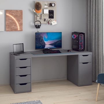 Horace Skrivbord 180x75x60 cm - Antracit - Möbler - Hemmakontor - Skrivbord