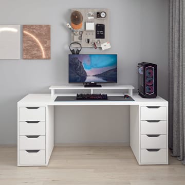 Horace Skrivbord 180x75x60 cm - Vit - Möbler - Hemmakontor - Skrivbord