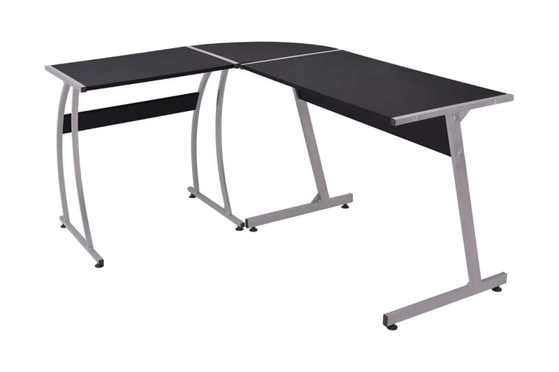 Hörnskrivbord L-formad svart - Svart - Skrivbord - Bord