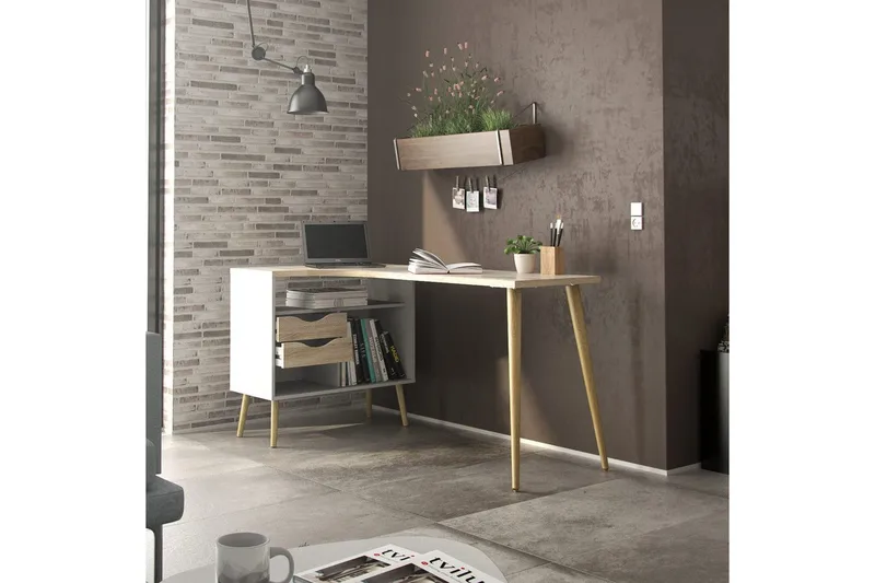 Hostafranc Skrivbord 81x145,1 cm - Natur - Möbler - Hemmakontor - Skrivbord