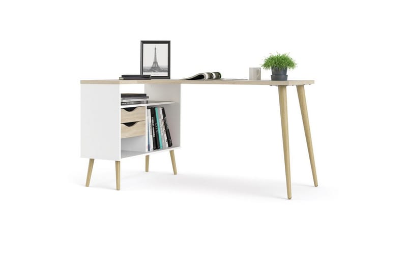 Hostafranc Skrivbord 81x145,1 cm - Natur - Möbler - Hemmakontor - Skrivbord