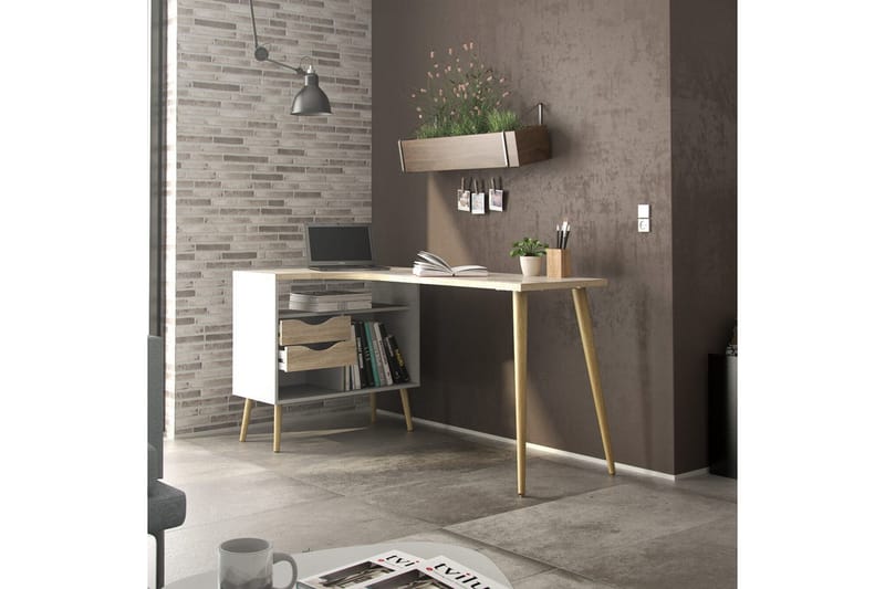 Hostafranc Skrivbord 81x145,1 cm - Natur - Möbler - Hemmakontor - Skrivbord