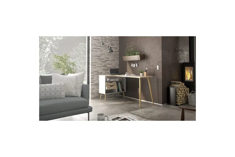 Hostafranc Skrivbord 81x145,1 cm - Natur - Möbler - Hemmakontor - Skrivbord